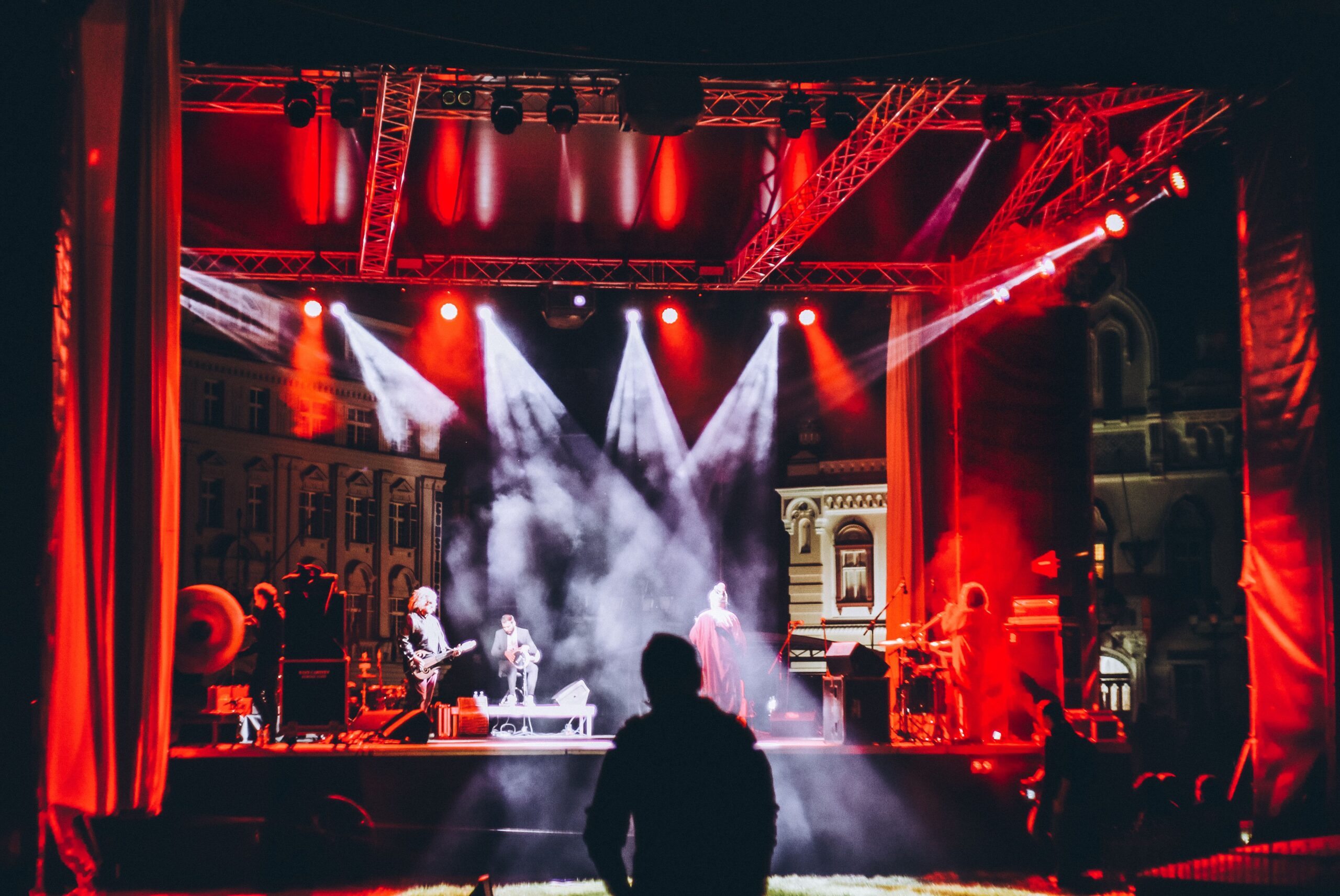 Iluminación escénica para evento